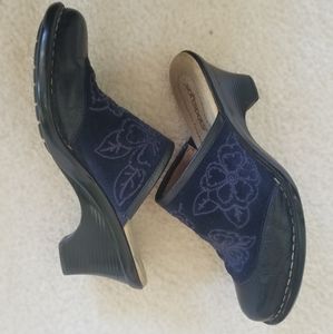 Cute Softspots Navy Blue Mule